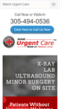 Mobile Screenshot of miamiurgentcare.com